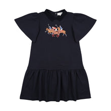 Load image into Gallery viewer, Bopop Navy Horse Dress