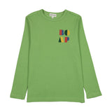 Bopop Green Logo Long Sleeve Tee
