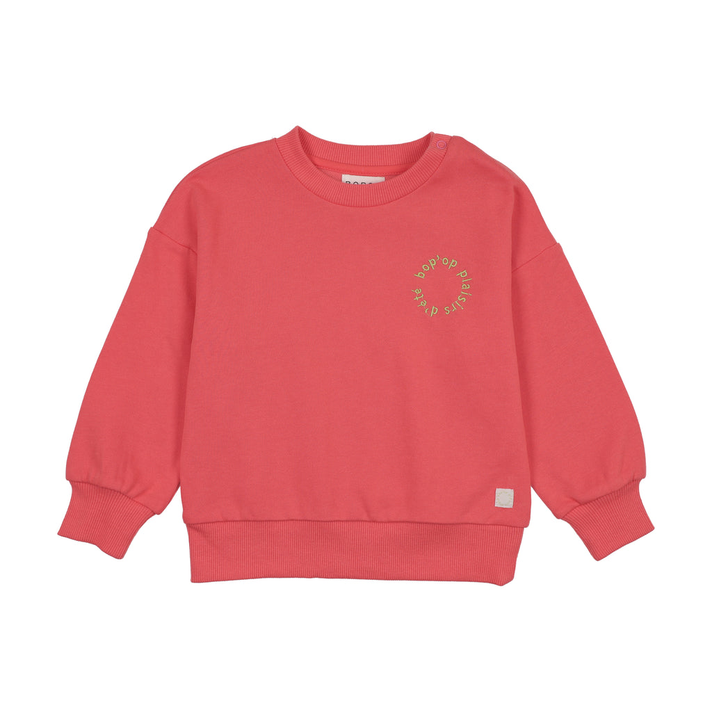Bopop Coral Pink Extra Thin Sweatshirt