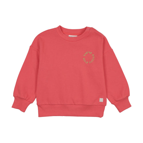 Bopop Coral Pink Extra Thin Sweatshirt