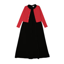 Load image into Gallery viewer, Bopop Sleeveless Maxi - Long with Red Cardigan