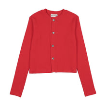 Load image into Gallery viewer, Bopop Red Girls Cardigan