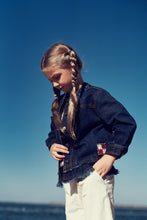 Load image into Gallery viewer, Rooie And Friends Girl&#39;s Club Denim Jacket - Denim