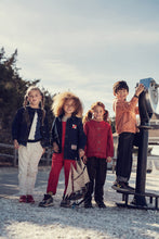 Load image into Gallery viewer, Rooie And Friends Girl's Club Denim Jacket - Rooie Red