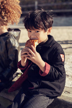 Load image into Gallery viewer, Rooie And Friends Padded Denim Jacket - Black/Cherry