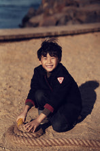 Load image into Gallery viewer, Rooie And Friends Padded Denim Jacket - Black/Cherry