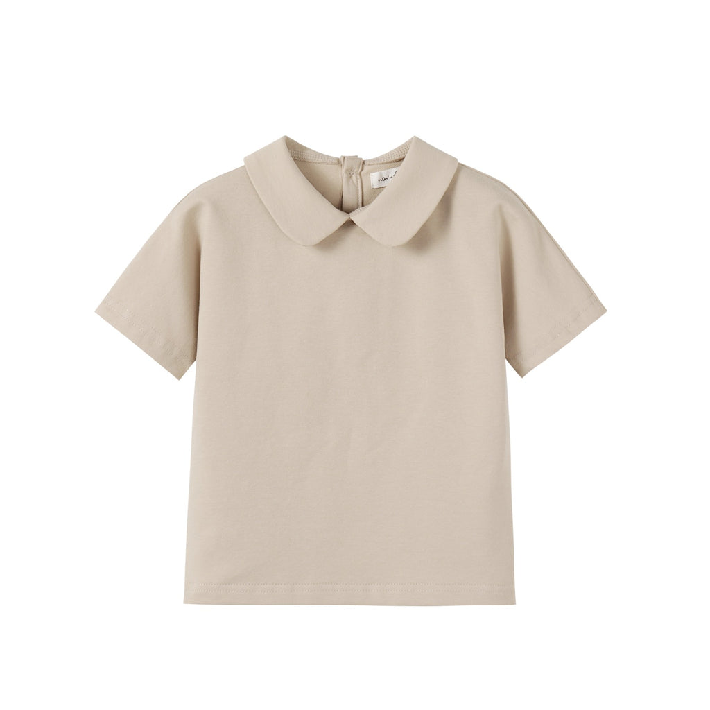 Nou Nelle Peter Pan Top - Tan