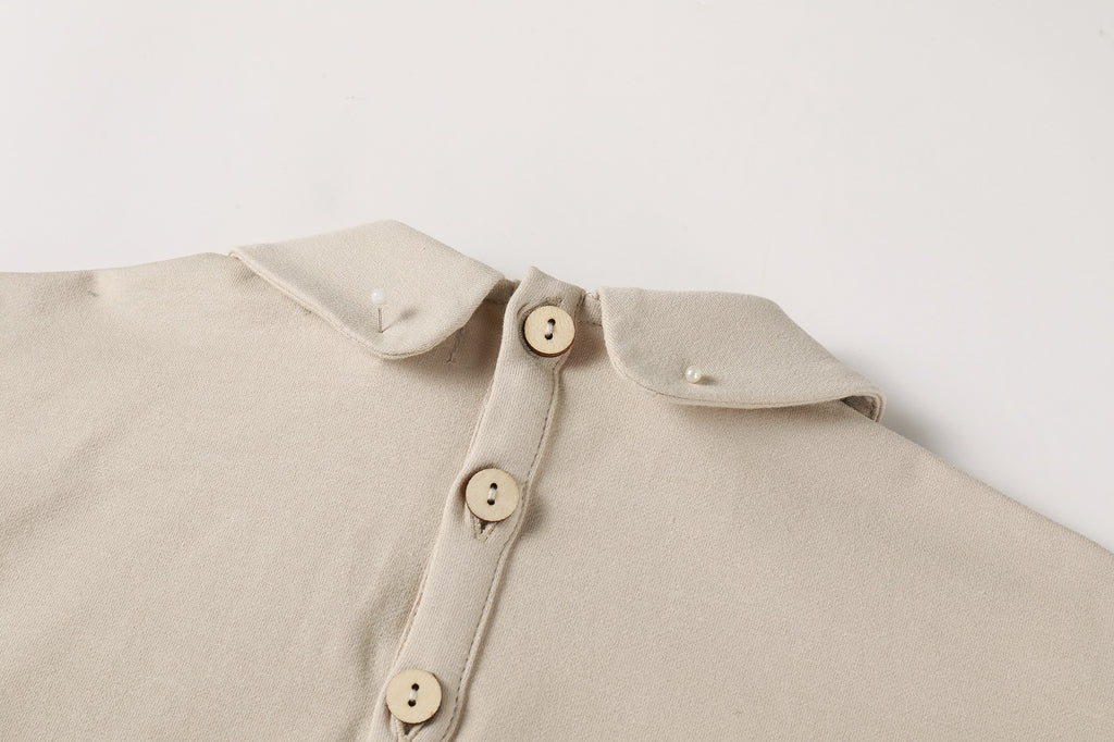 Nou Nelle Peter Pan Top - Tan