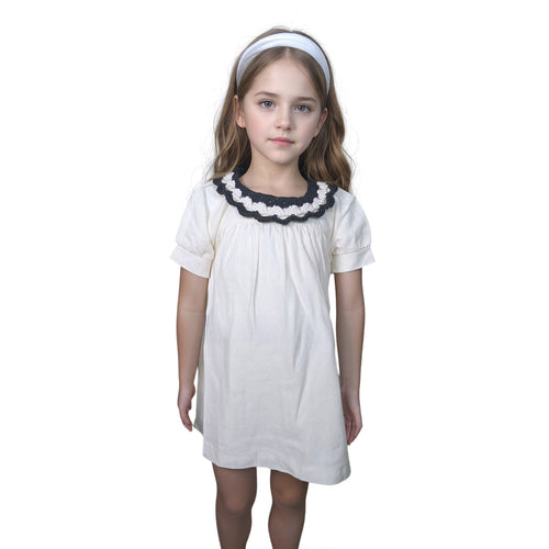 Kalinka Amalia Dress - Milk