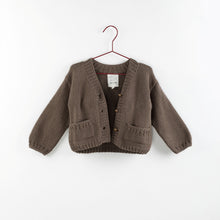Load image into Gallery viewer, Please Mom Taupe Knit Cardigan