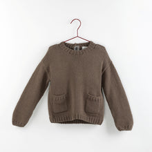 Load image into Gallery viewer, Please Mom Taupe Knit Sweater