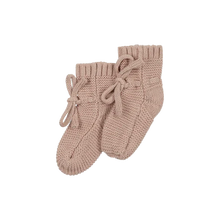 Load image into Gallery viewer, Peluche Knit Booties - Taupe