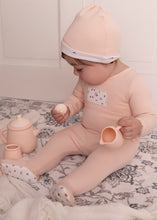 Load image into Gallery viewer, Mini Label Girls Tea Print Footie And Hat