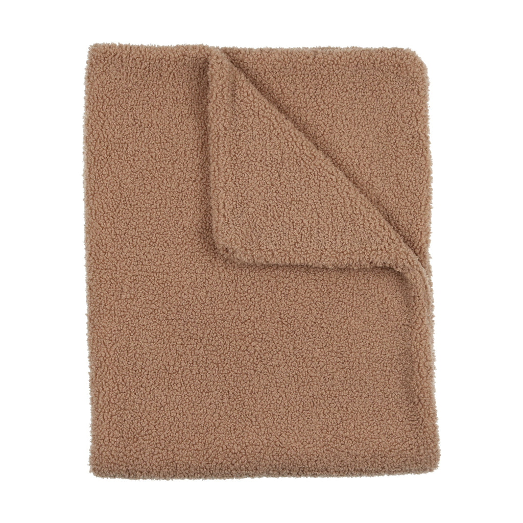 Peluche Teddy Fur Blanket - Birch