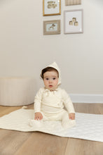 Load image into Gallery viewer, Bee &amp; Dee Textured Pointelle Layette Set - Ivory