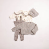 Bee & Dee Textured Wool Ensemble - Toasted Oat