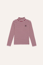 Load image into Gallery viewer, The Campamento Stripes Turtleneck - Burgundy