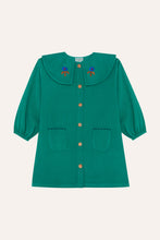 Load image into Gallery viewer, The Campamento Daisies Embroidery Dress - Green