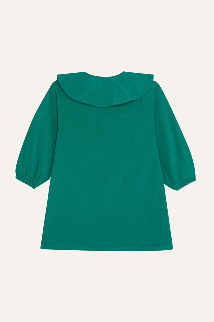 The Campamento Daisies Embroidery Dress - Green