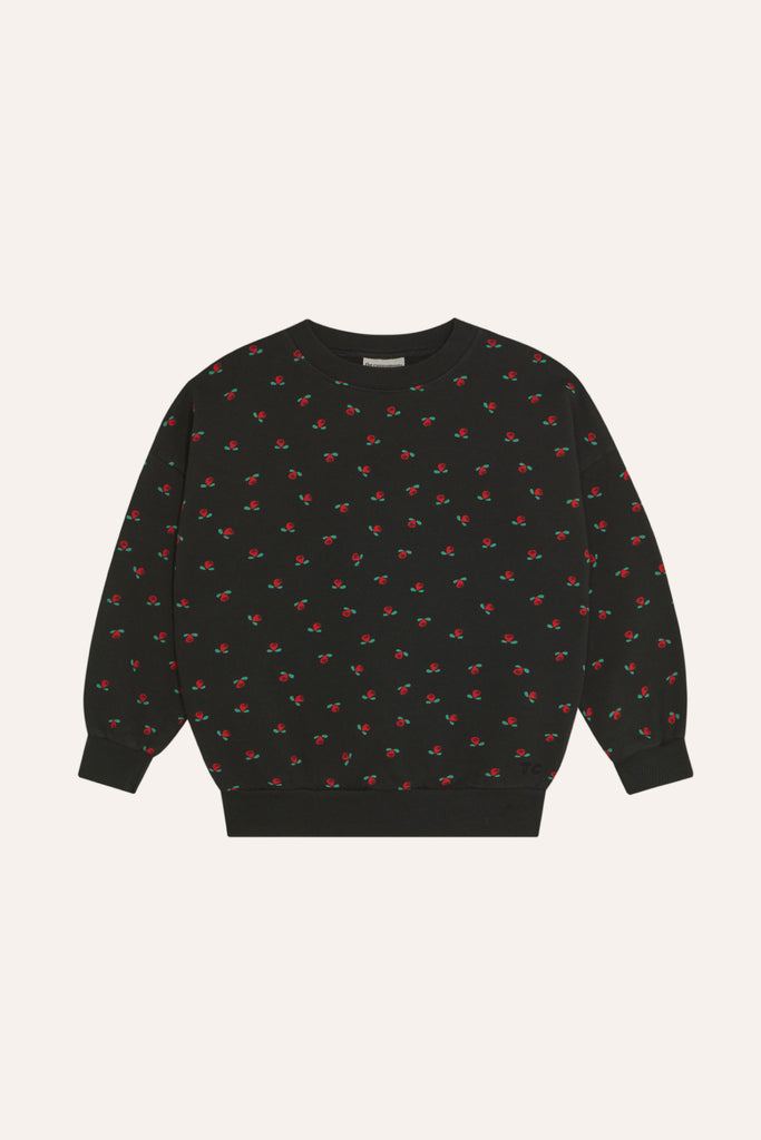 The Campamento Flowers Sweatshirt - Grey