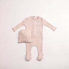 Load image into Gallery viewer, Bee &amp; Dee To The Moon Footie And Beanie - Ballerina Pink