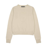 Urban Edge Tone On Tone Knit Sweater - Ivory