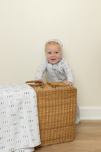 Load image into Gallery viewer, Bee &amp; Dee Topiaries And Bows Layette Set - Blue Cloud