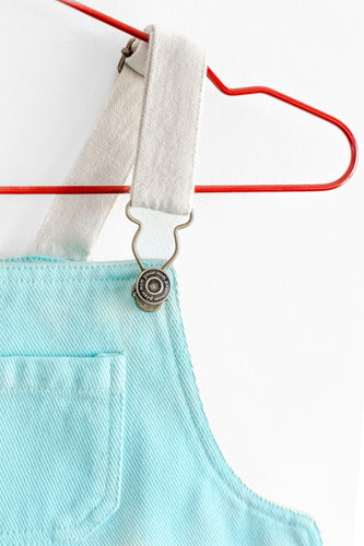 Please Mom Turquoise Denim Dress