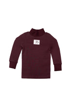 Load image into Gallery viewer, Nou Nelle Plum Turtleneck With Label