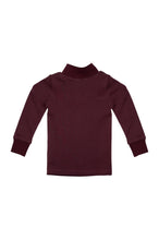 Load image into Gallery viewer, Nou Nelle Plum Turtleneck With Label