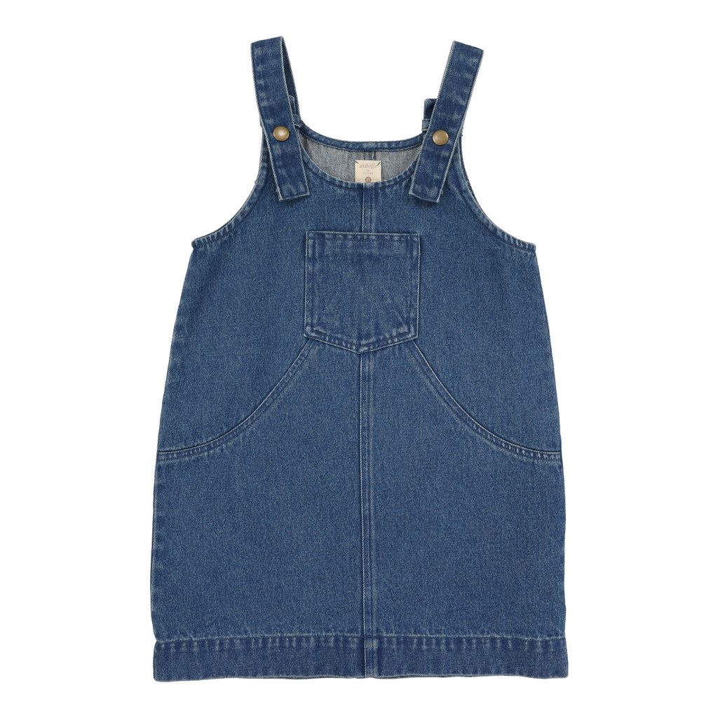Lil Legs Utility Jumper - Blue Denim