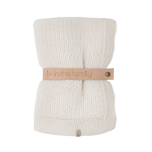 Load image into Gallery viewer, 1+ in the Family Marinet Blanket - Ecru