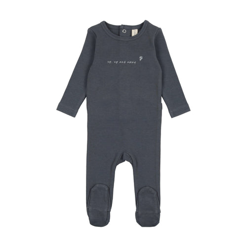 Lilette Up Up And Away Balloon Footie - Off Navy