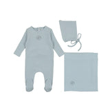 Bee & Dee Cotton Small Print Set - Blue Fog