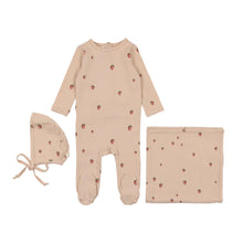 Load image into Gallery viewer, Lil Legs Peach/Strawberry Printed Fruit Layette Set