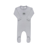 Ely's & Co Garden Floral Center Collection Footie - Blue