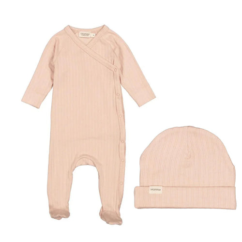 Marmar Micro Modal Footies & Hat - Light Cheek