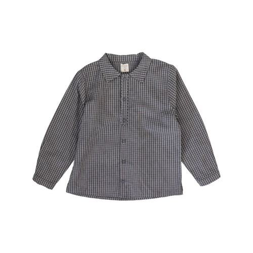 Lil Legs Plaid Edition Boys Shirt - Soft Grey Plaid