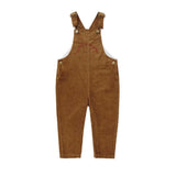 Coco Blanc Tan Long Corduroy Overalls