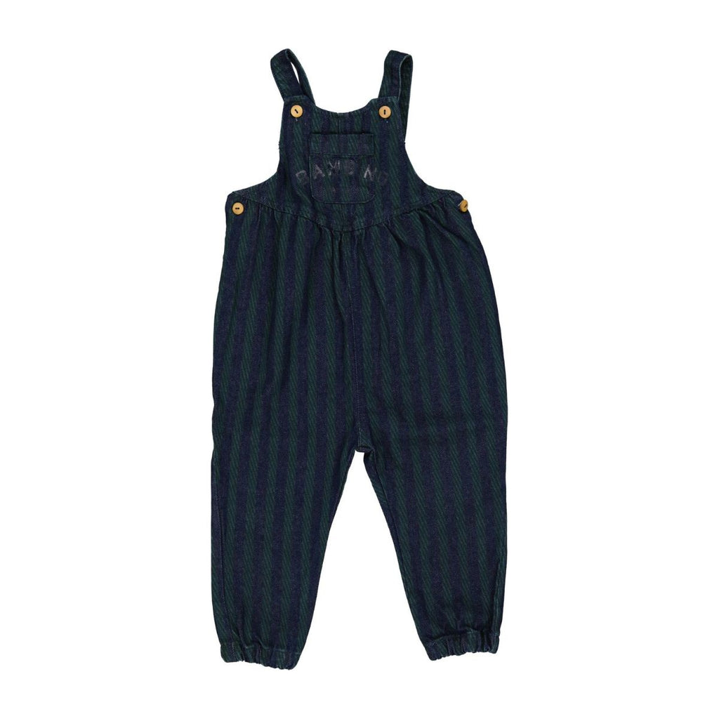 Lil Legs Denim Day Toddler Overalls - Denim Green
