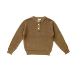 Coco Blanc Taupe Chunky Graphic Sweater