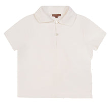 Load image into Gallery viewer, Orange Dimanche Off-White Linen Shirt