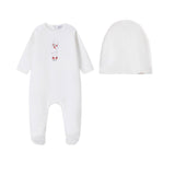 Oubon Child With Shawl Footie And Hat - Pink
