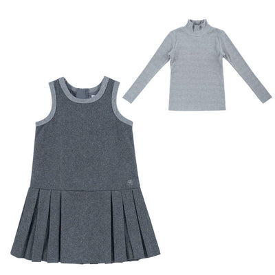 Kipp Clelia Jumper And Turtleneck Set - Grey