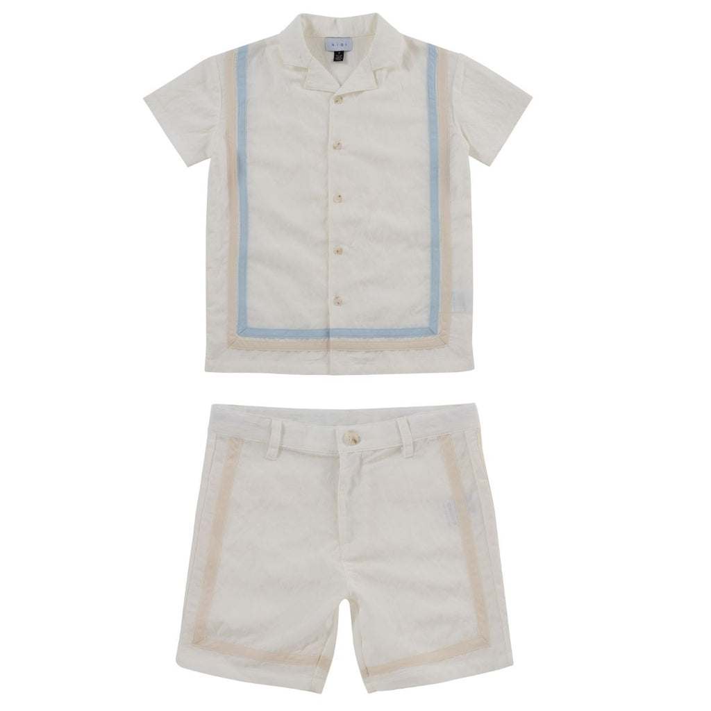 Klai White Picnic Top And Shorts