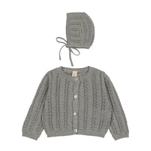 Load image into Gallery viewer, Lilette Crochet Knit Shrug And Bonnet - Light Blue