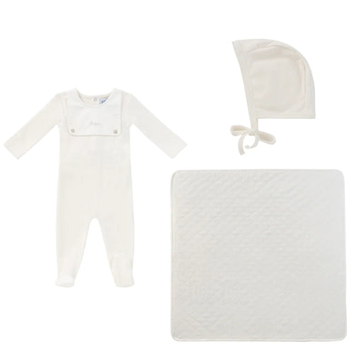 Kipp Bib 3PCSet - White