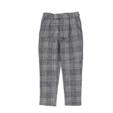 Load image into Gallery viewer, Le Bourdon Plaid Print Pant - Grey