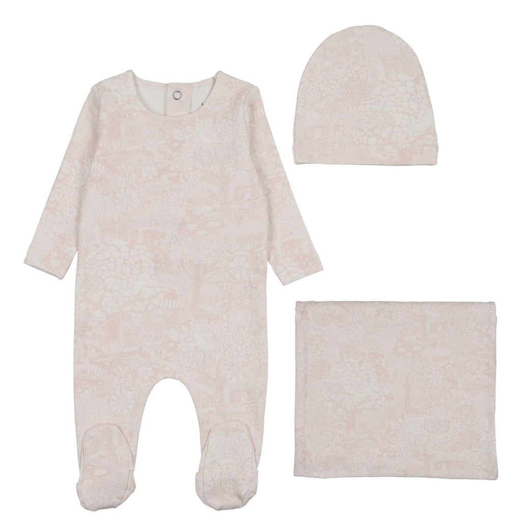 Bee & Dee Botanical Layette Set - Summer Pink