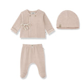1+ In The Family Pessac Two Piece Set And Hat - Nude